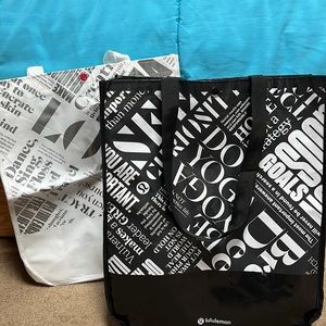 Set of 2 Lululemon bags